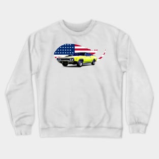 Plymouth GTX USA Print Crewneck Sweatshirt